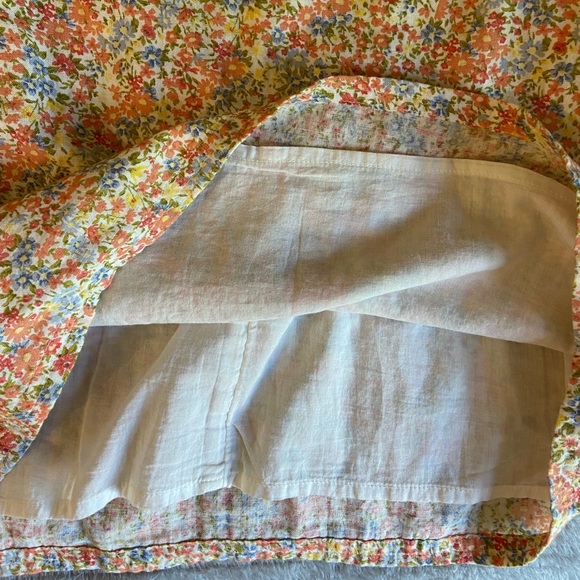 American Eagle Floral Cotton/Linen Dress Size XS - Picture 5 of 6
